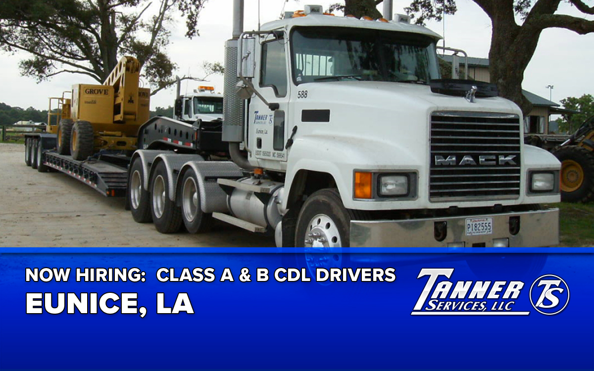Now Hiring: Class B CDL Drivers in Eunice, LA