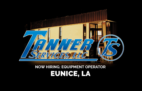 Now Hiring: Equipment Operator in Eunice, LA
